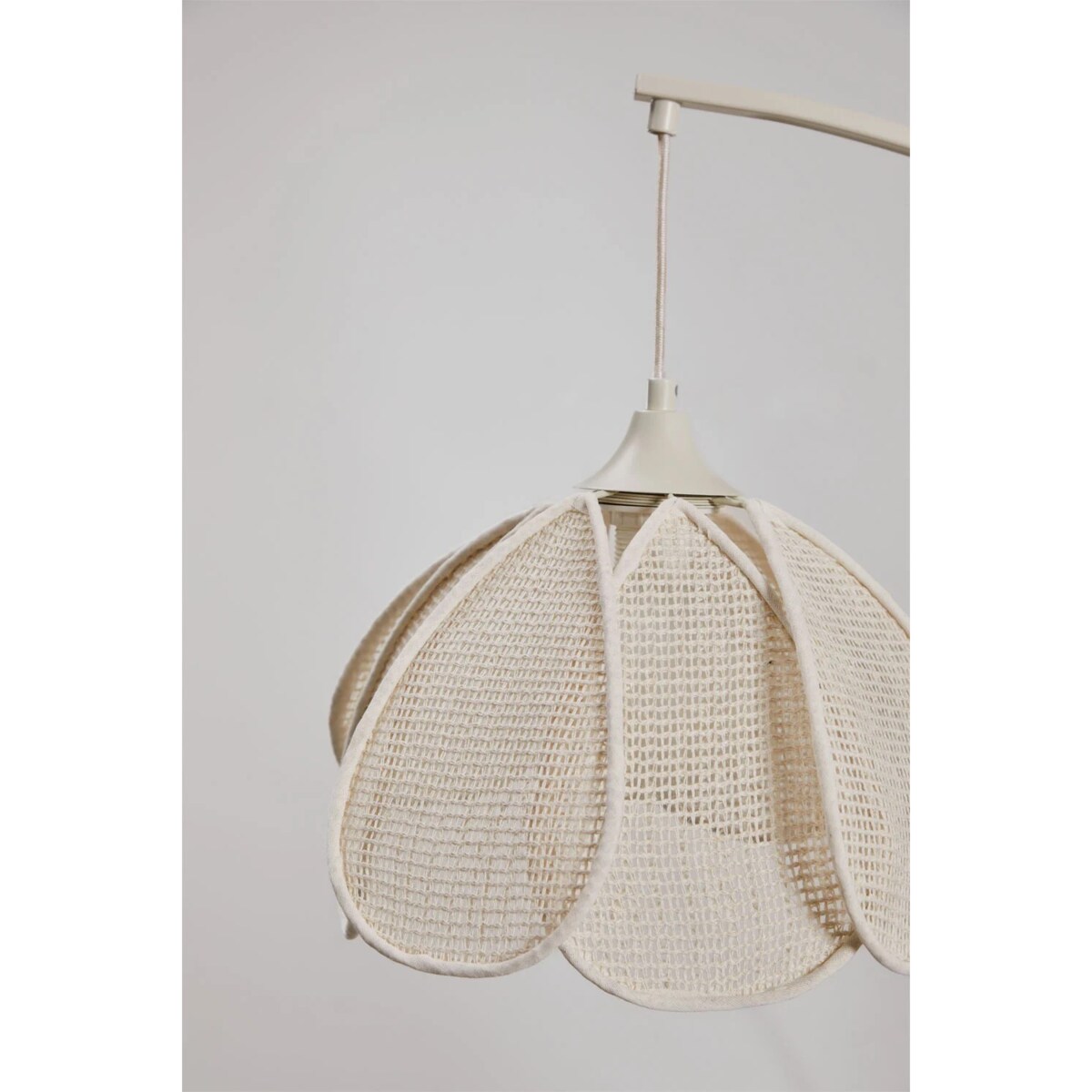 Lampa podłogowa kremowa, Vidson, 160 cm