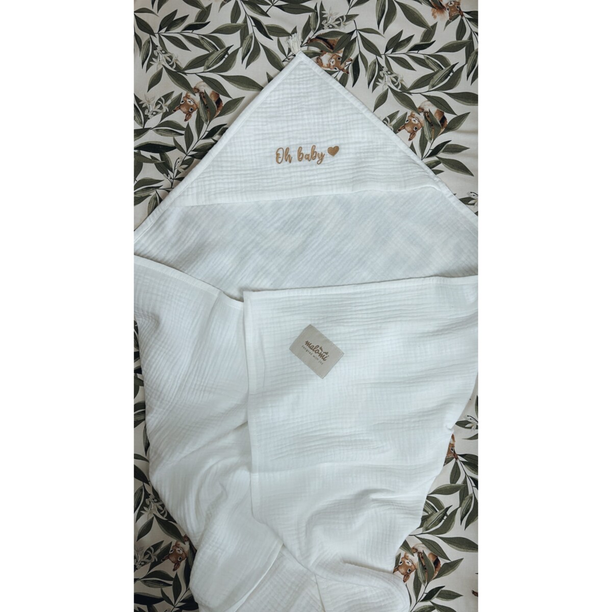 Ręcznik muślinowy ecru s