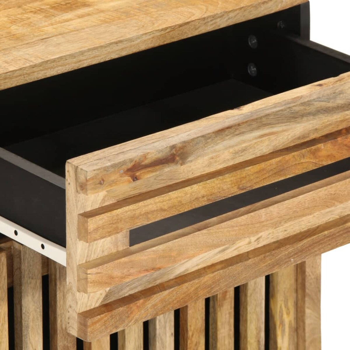 vidaXL Szafka nocna, 50x34x60 cm, lite surowe drewno mango