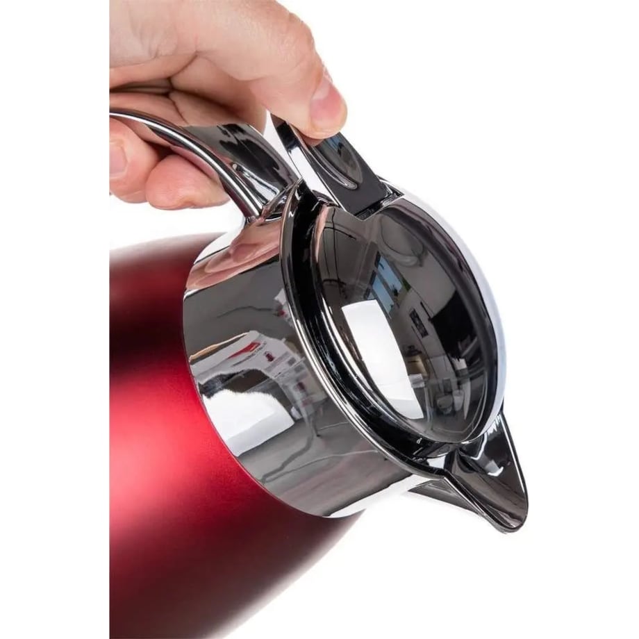 Termos na napoje Banquet 1,5L czerwony turystyczny piknik wycieczka rączką