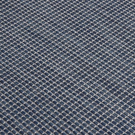 vidaXL Dywan zewnętrzny o płaskim splocie, 100x200 cm, niebieski