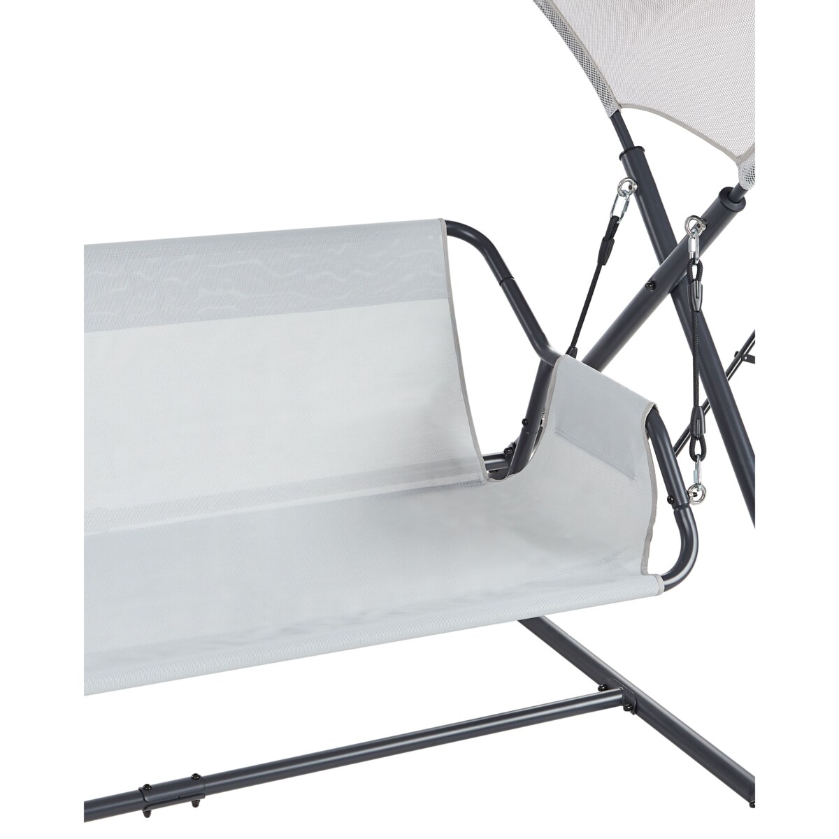 Huśtawka ogrodowa SOLAGNA Metal Jasnoszary