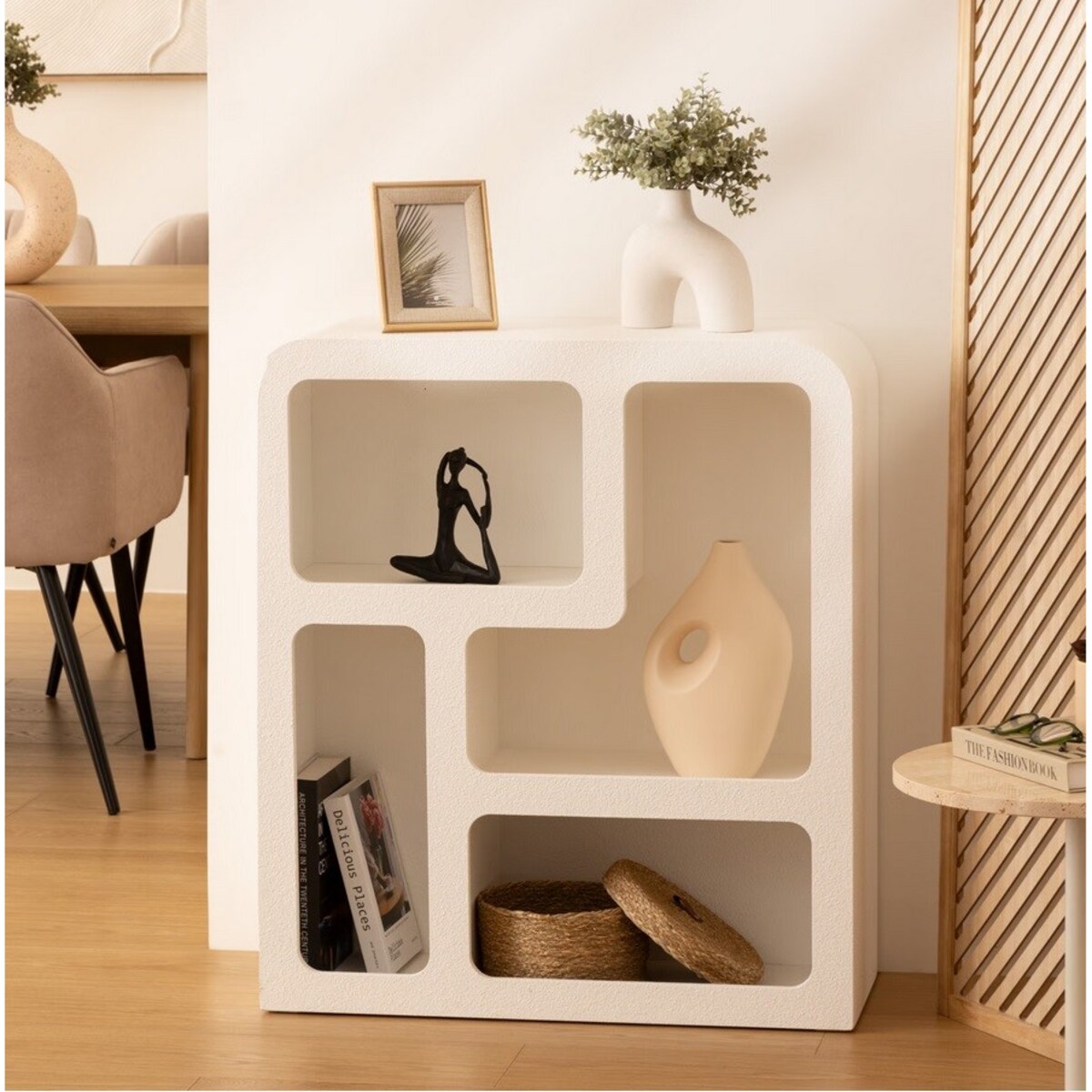 Regał półka MDF biała Solana 75x30 cm