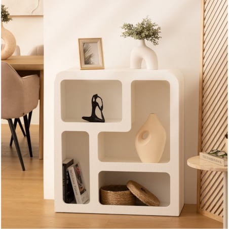 Regał półka MDF biała Solana 75x30 cm