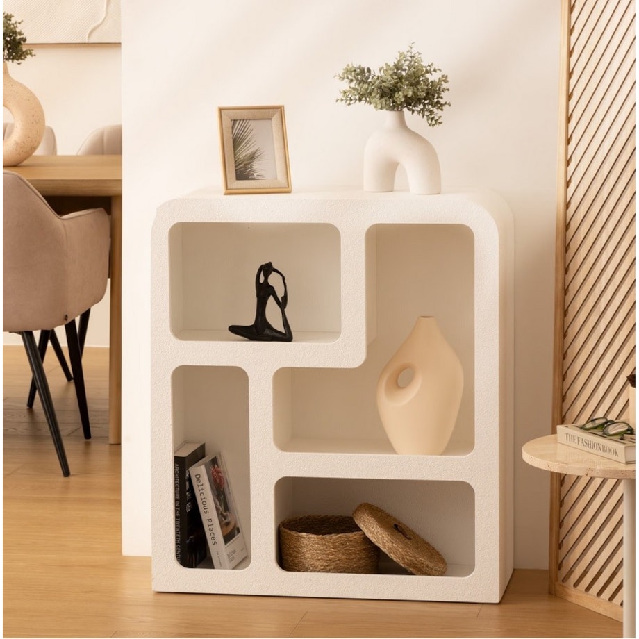 Regał półka MDF biała Solana 75x30 cm