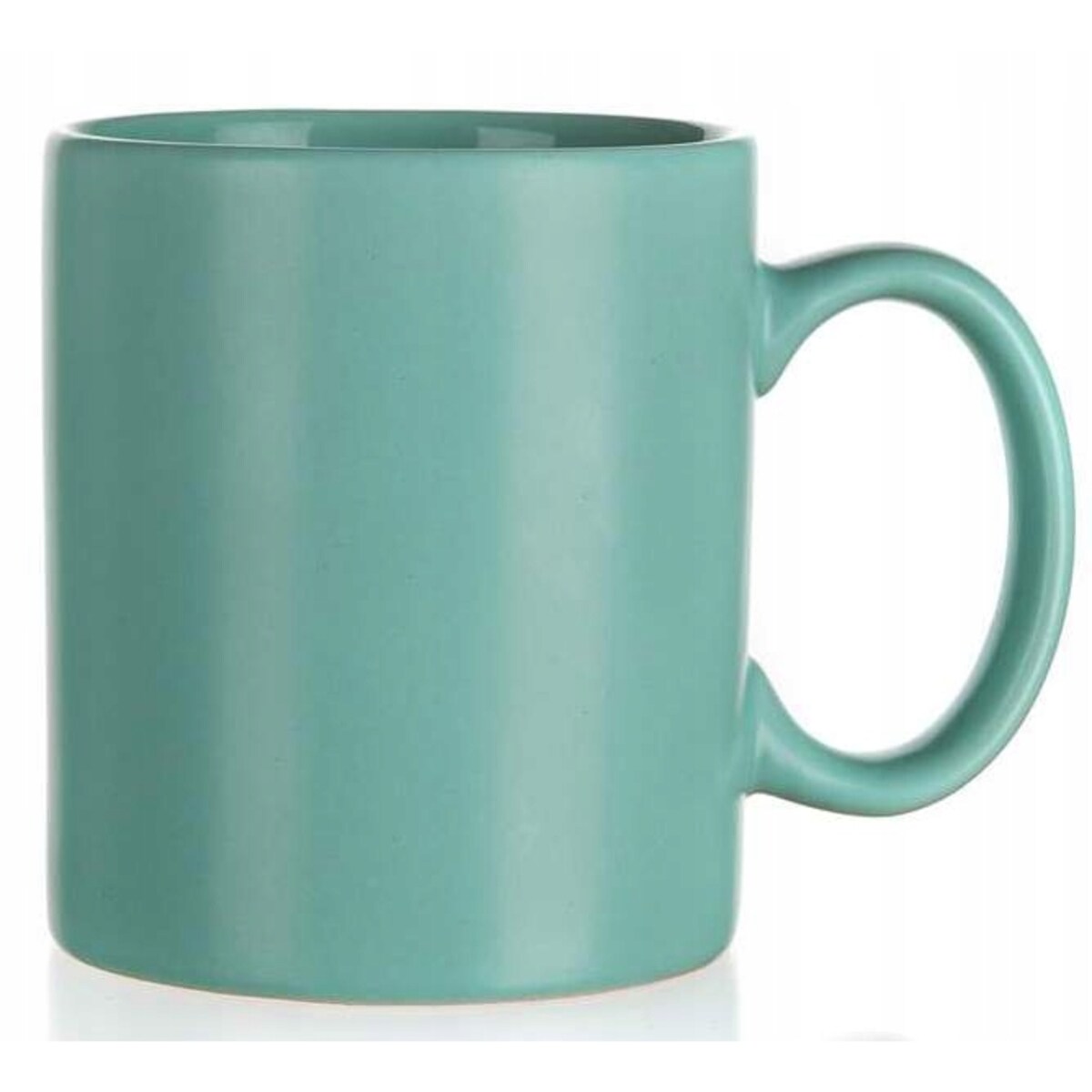 2x KUBEK BEZ NADRUKU miętowy 350 ml matowy na kawę herbatę do pracy domu