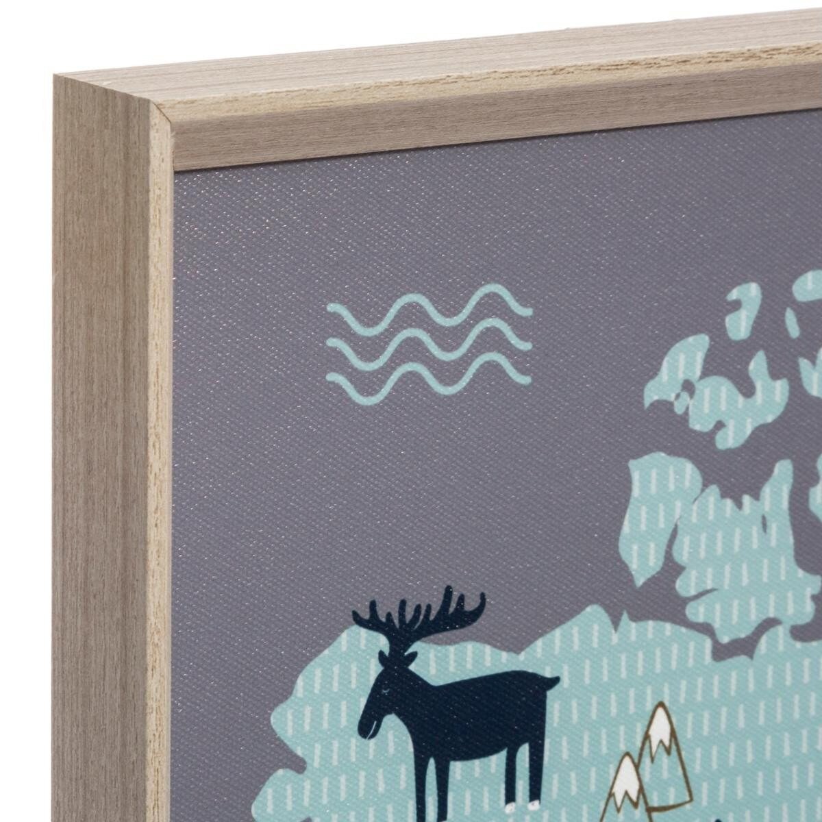 Mapa świata dla dzieci, dekoracja ścienna, 70x50 cm