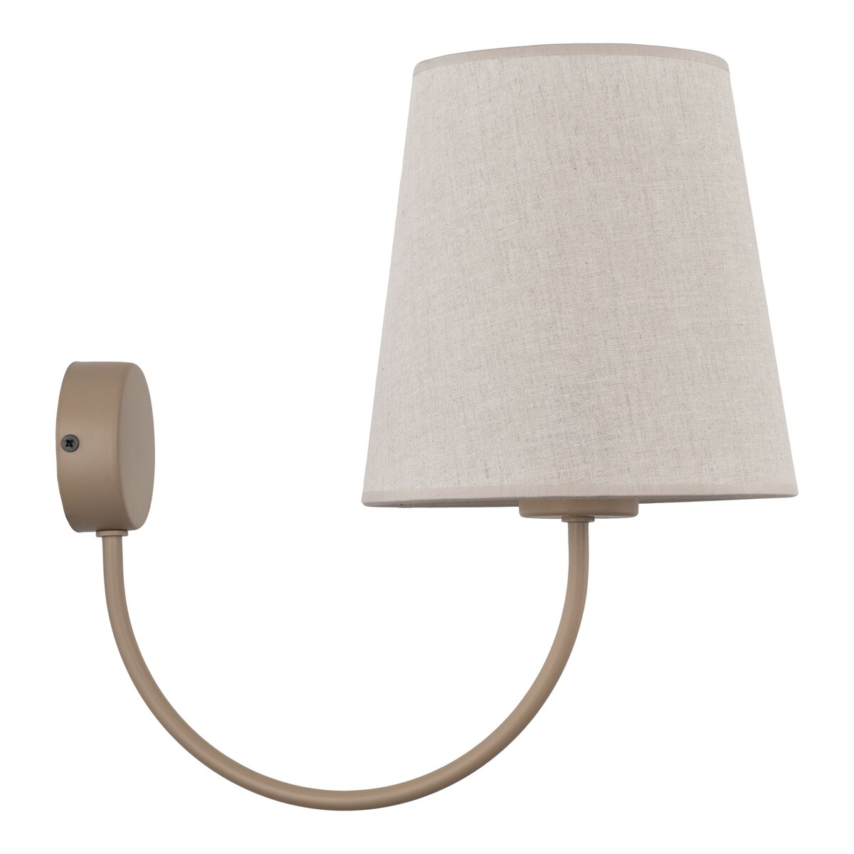 Kinkiet TK Lighting CANDI SABIA 11071 beżowy E27 – elegancka lampa ścienna do salonu, sypialni i korytarza