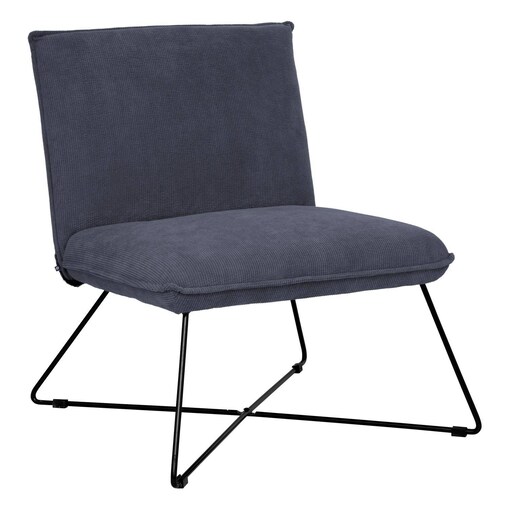 Fotel sztruksowy Moana, 83 x 75,5 x 64 cm