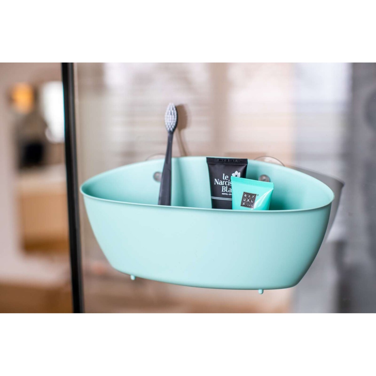 Półka prysznicowa SPLASH na przyssawki, KOZIOL