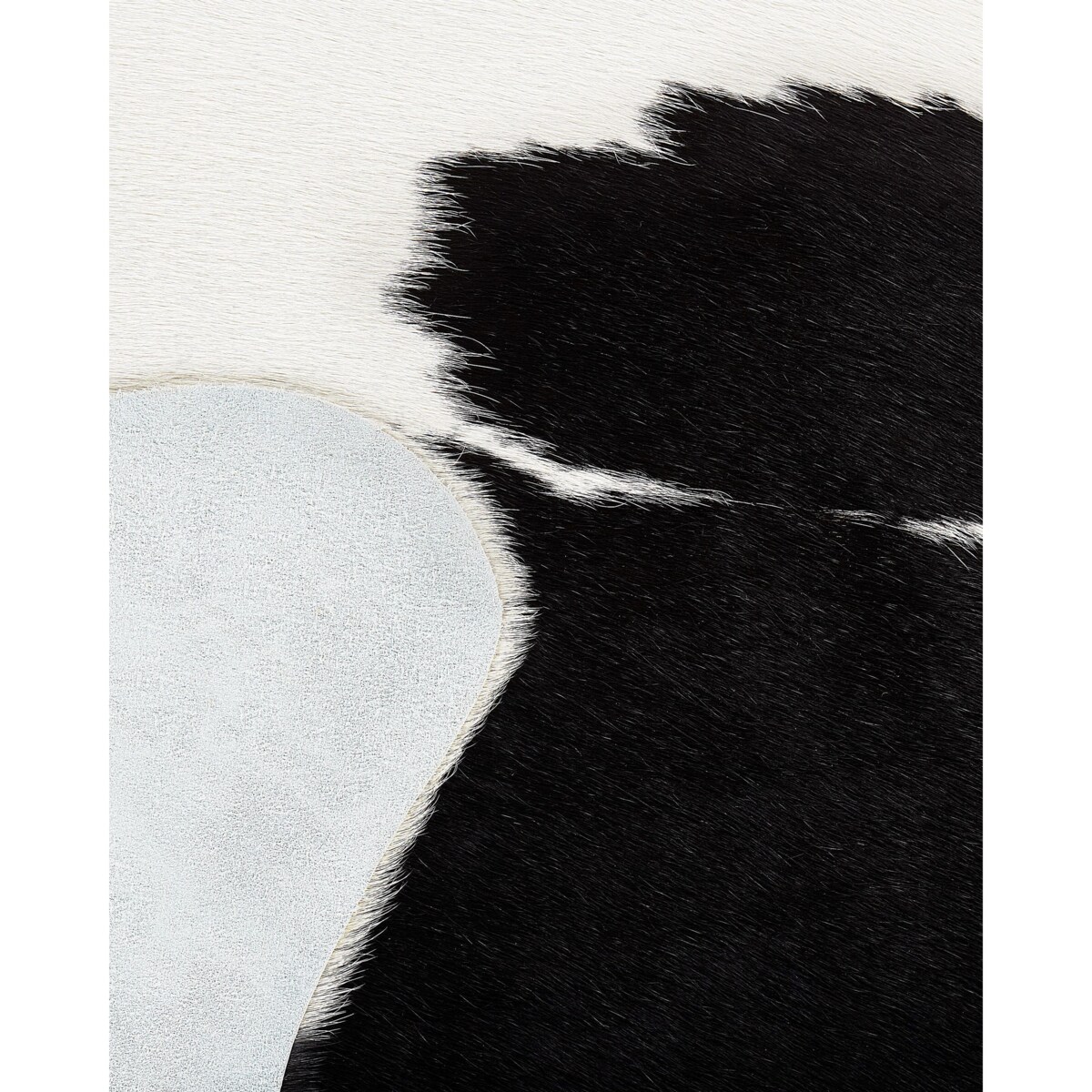 Skóra bydlęca 3-4 m² czarno-biała NASQU