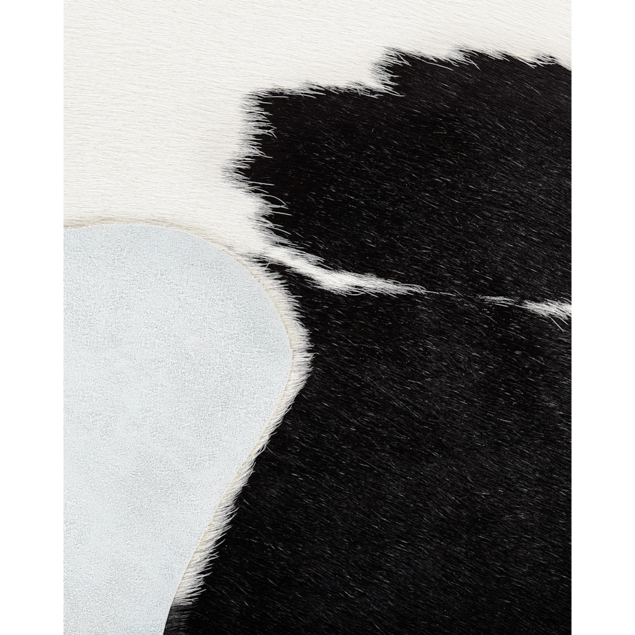 Skóra bydlęca 3-4 m² czarno-biała NASQU