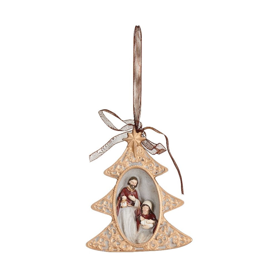 VILLA ITALIA Zawieszka choinka 10 cm HOLY FAMILY
