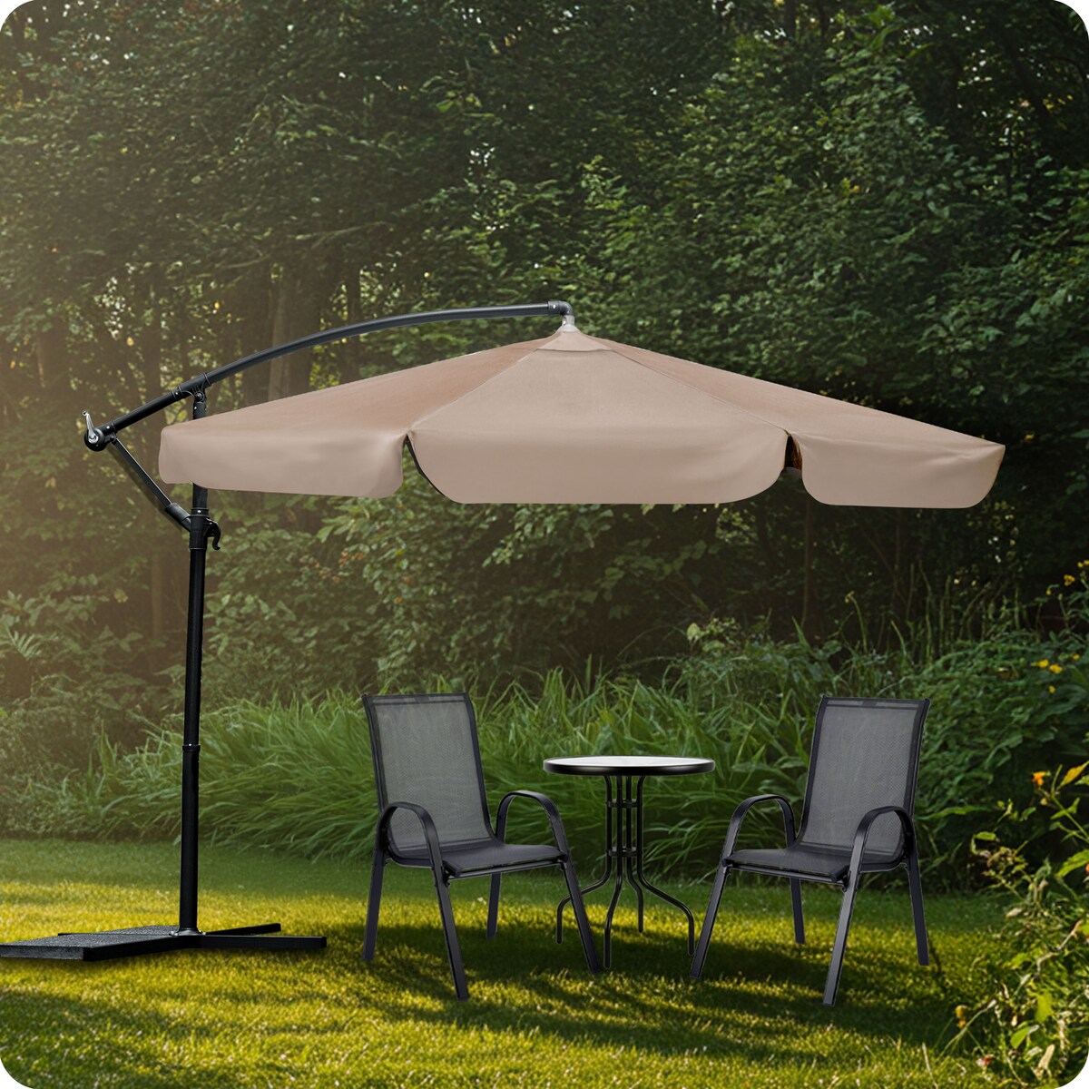 Parasol ogrodowy z wysięgnikiem pokrowiec 8 segmentów ø 350cm Plonos