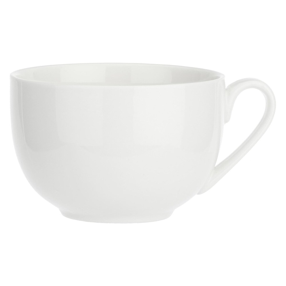 Zestaw 4 filiżanek ze spodkiem Corte - Biały, 250 ml