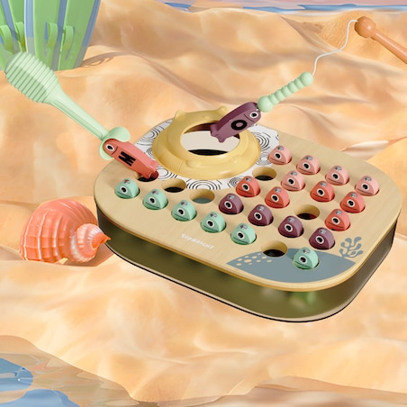 Łowimy rybki ABC gra zręcznościowa na magnes 24 mies.+ Top Bright