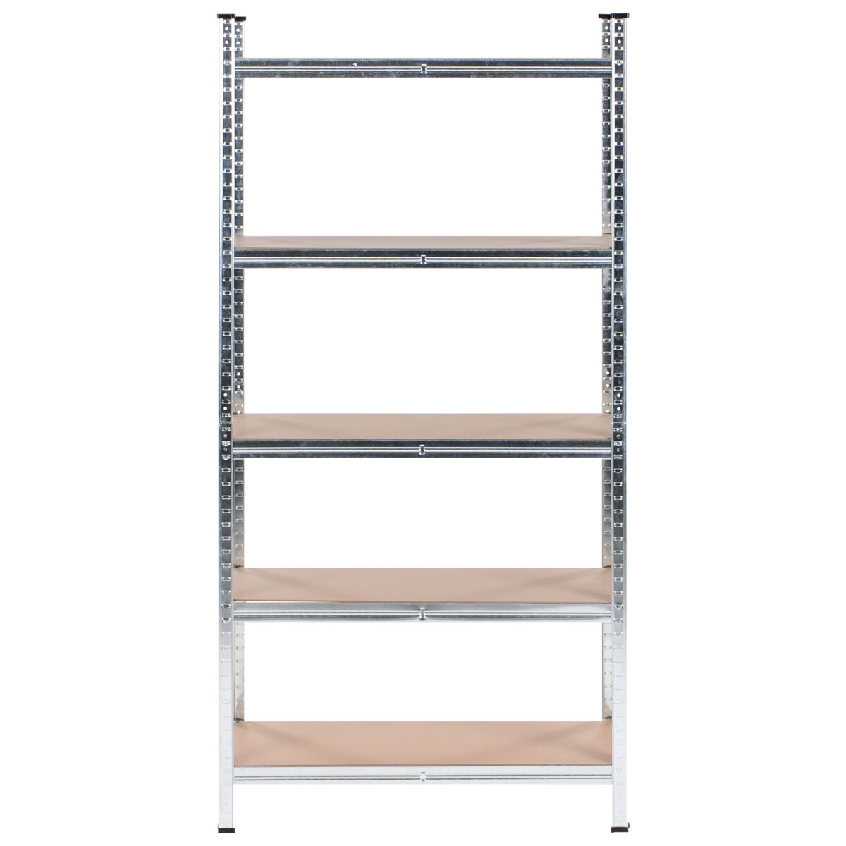 Zestaw 2 regałów z półkami XITTA Metal 75 cm 30 cm Srebrny