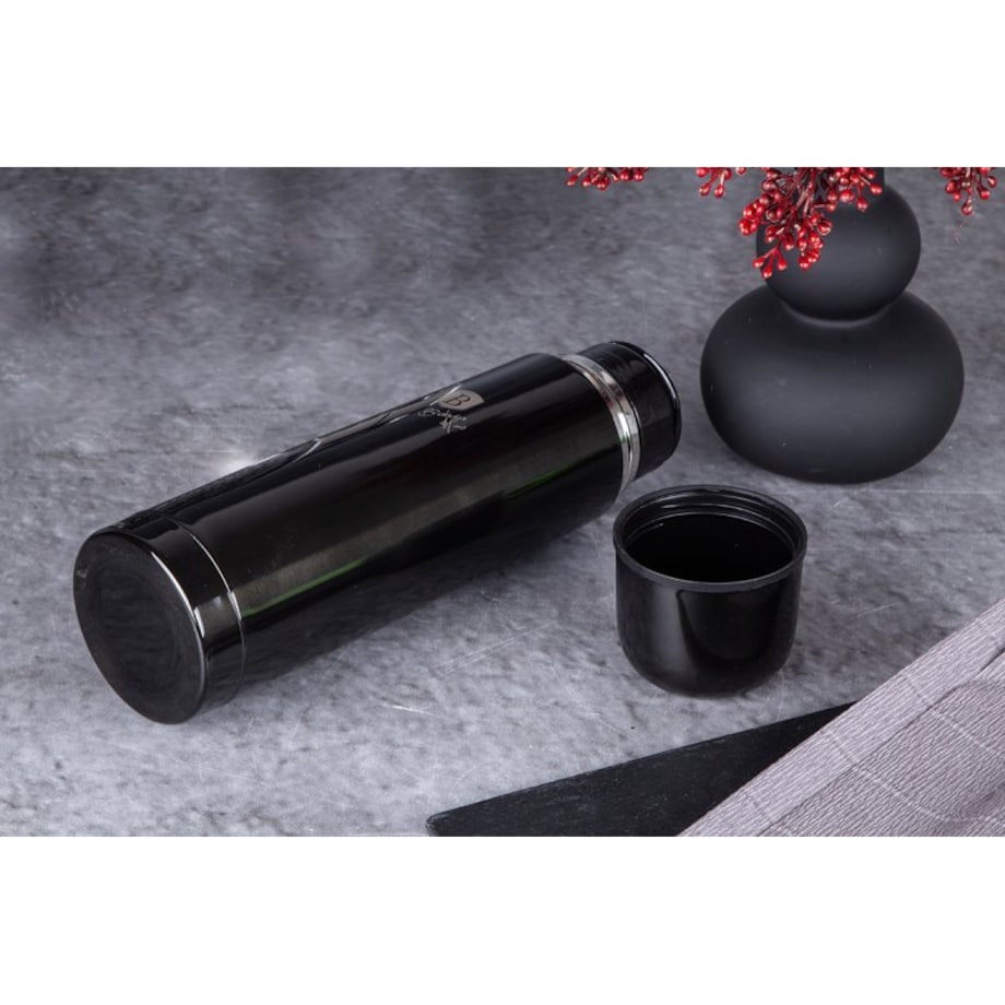 Termos stalowy 1.0L BERLINGER HAUS Metallic Shiny Black