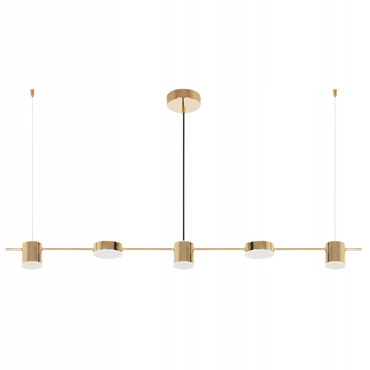 Lampa Sufitowa Led Nowoczesna Złota Gold Metalowa