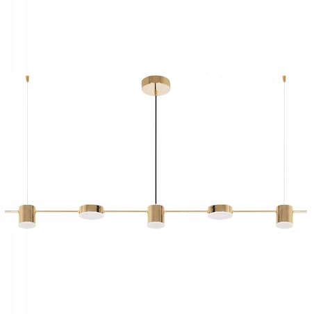 Lampa Sufitowa Led Nowoczesna Złota Gold Metalowa