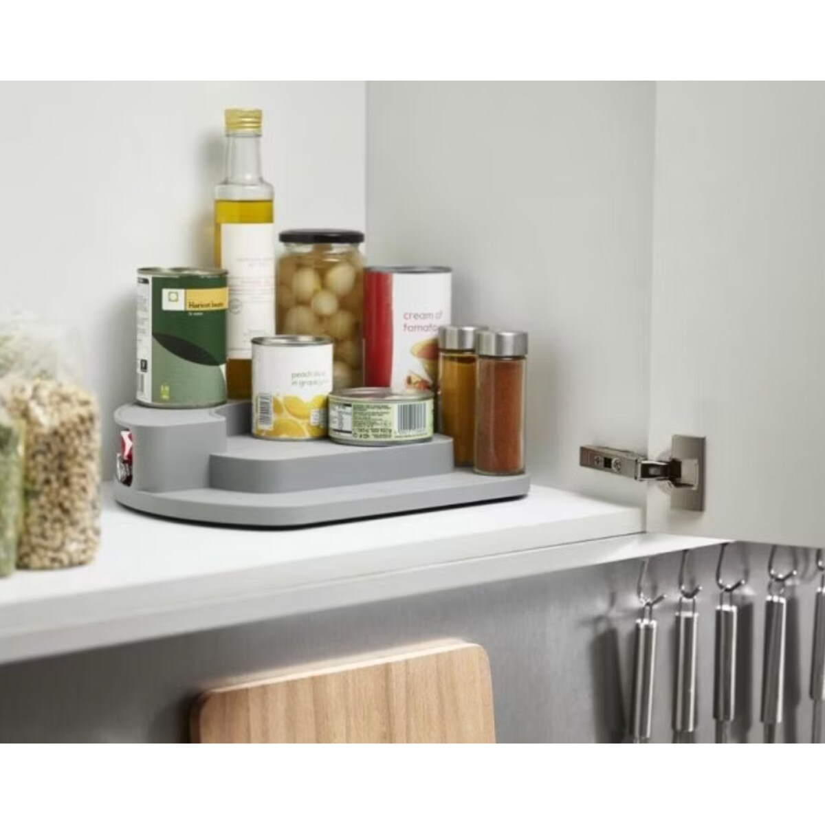 Organizer do szafki kuchennej obrotowy CupboardStore, 6.8 x 33 x 28 cm, Joseph Joseph