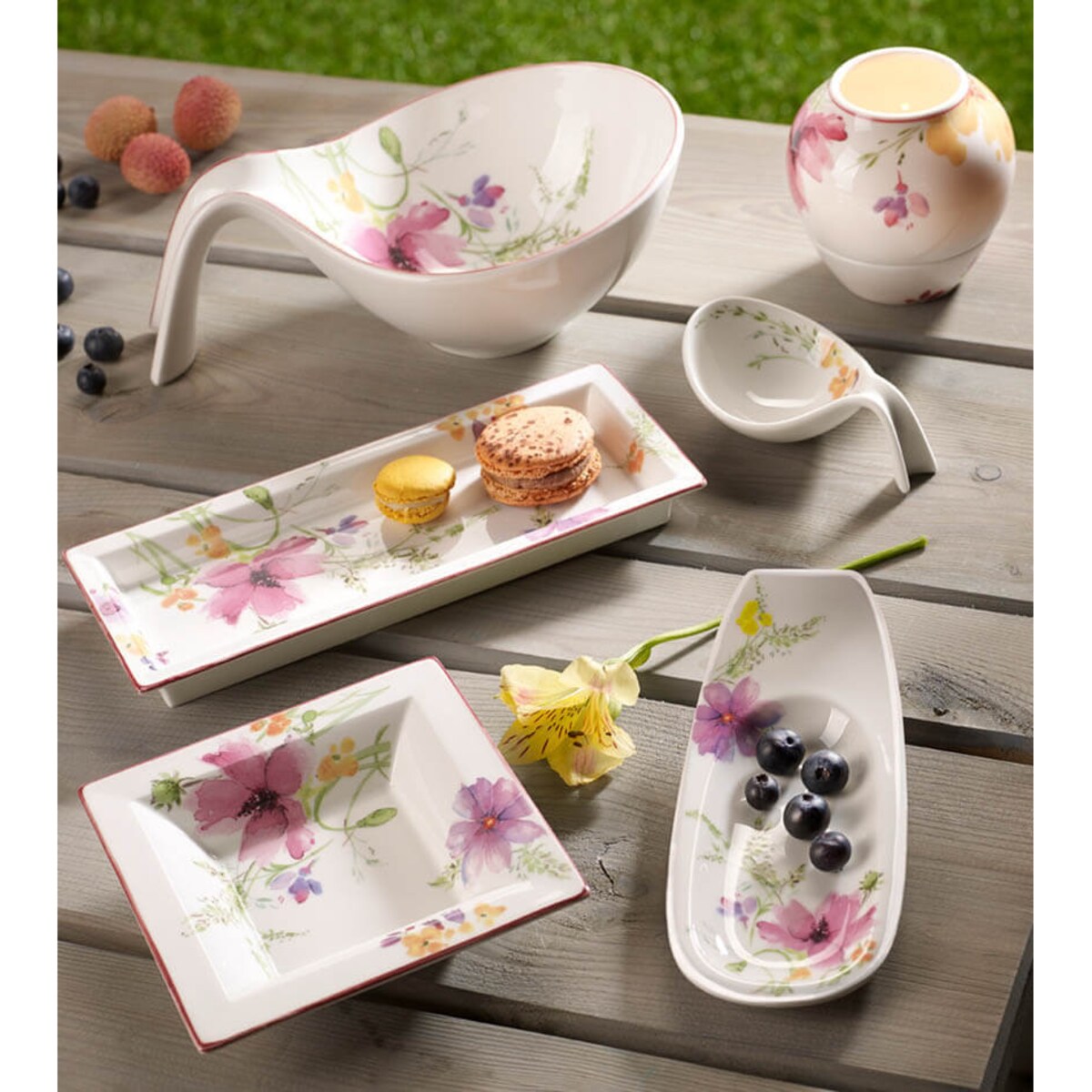 Miska prostokątna Mariefleur Gifts, 23.6 x 9.7 cm, Villeroy & Boch