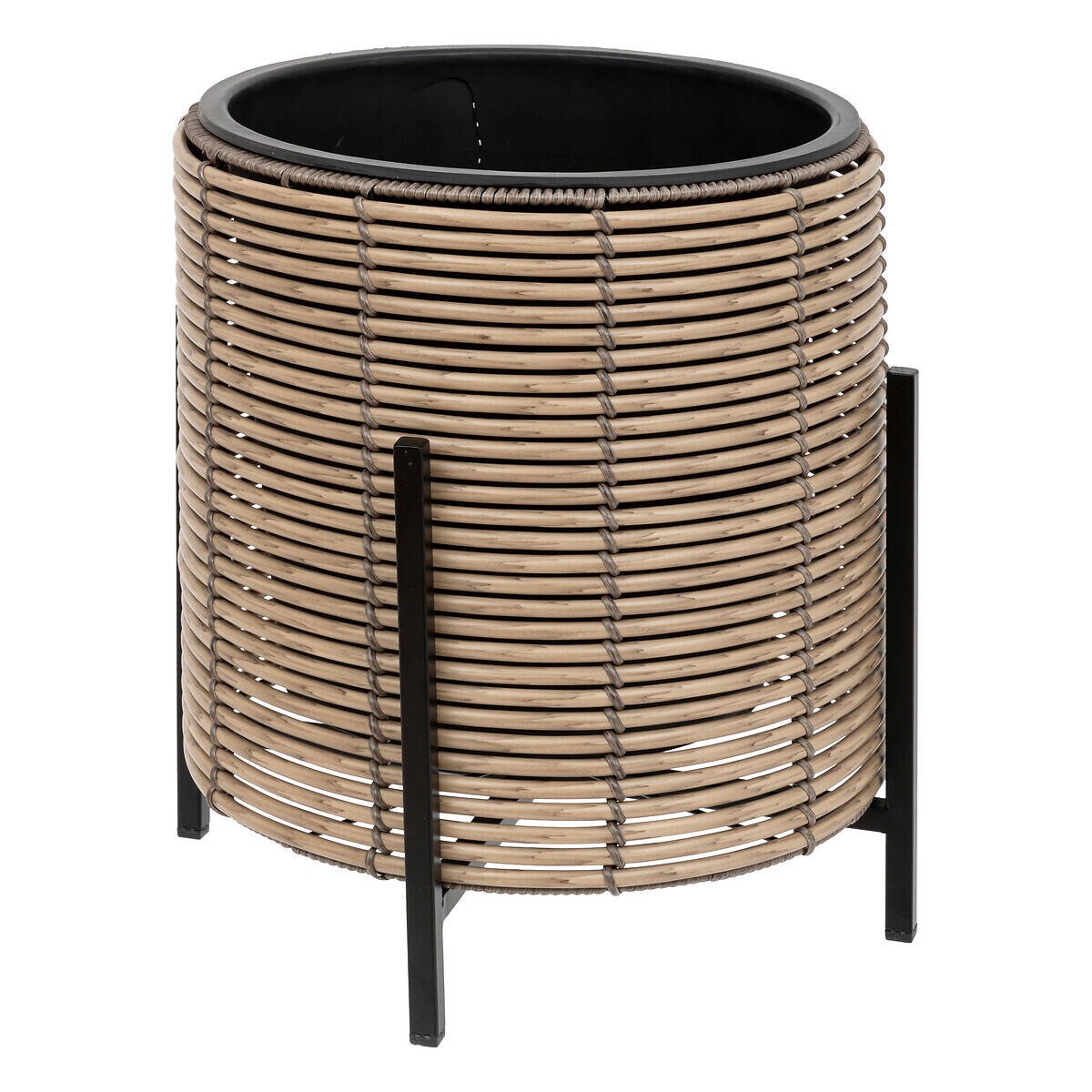 Zestaw doniczek na stojakach, 3 szt.