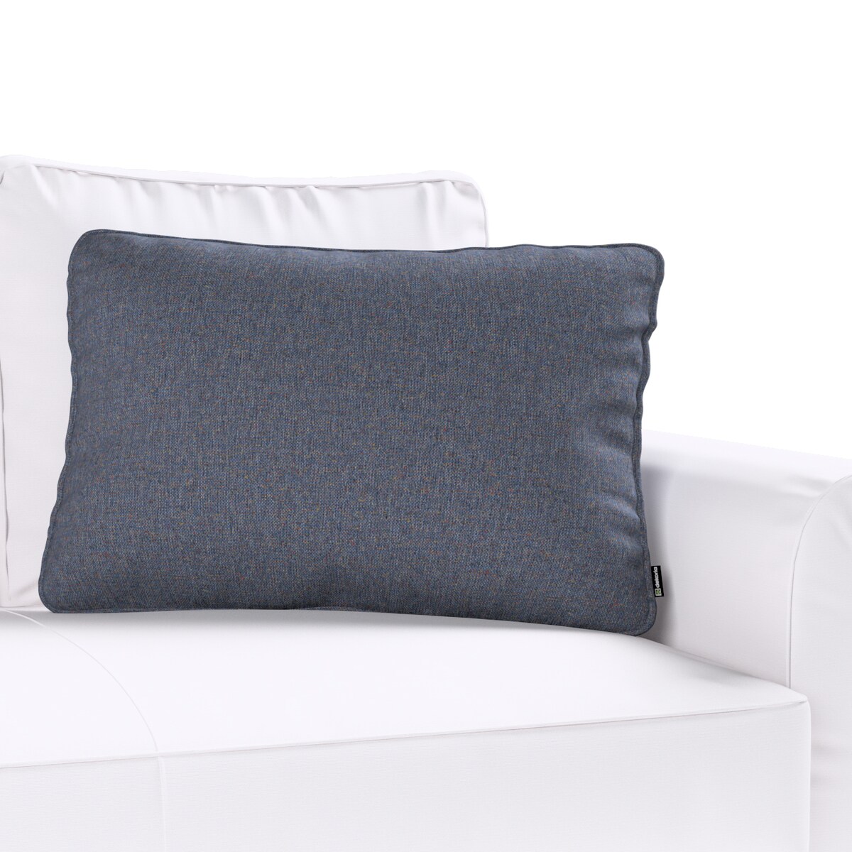 Poszewka Gabi na poduszkę prostokątna 60x40 granatowy melanż