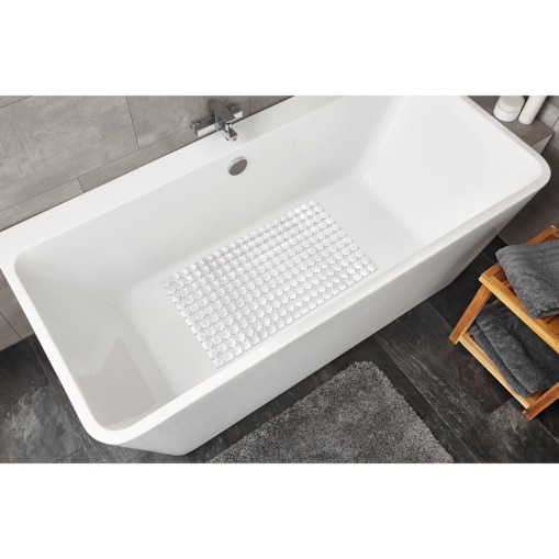 Kleine Wolke Gatty Mata antypoślizgowa do wanny 39x68 cm biały in&outdoor