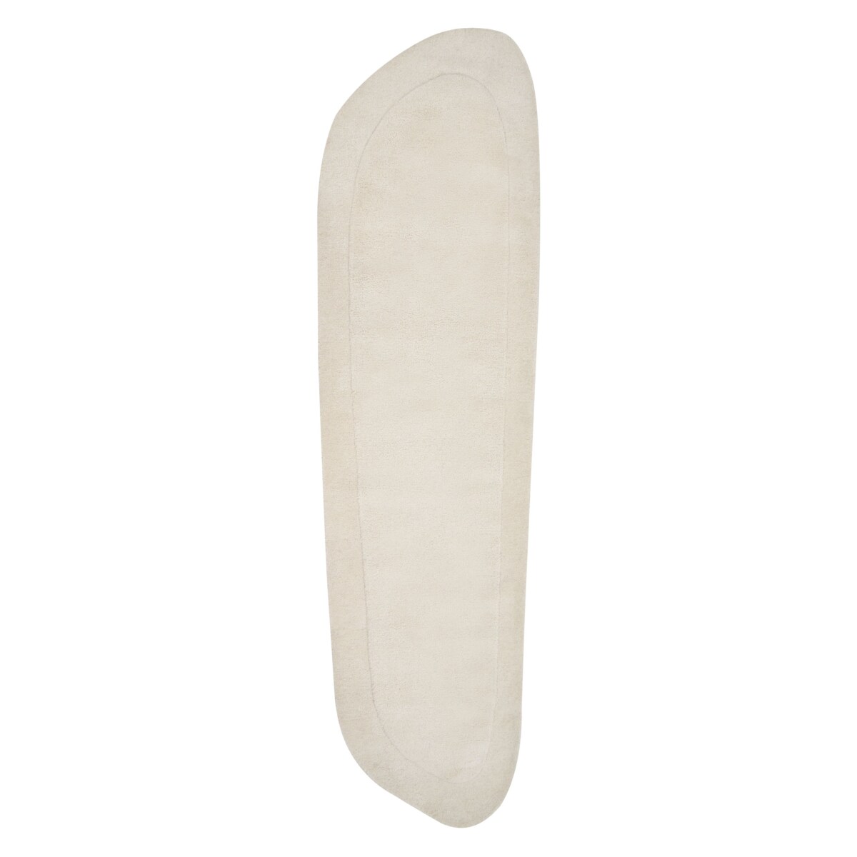 Dywan z wiskozy 80 x 250 cm beżowy BERANI