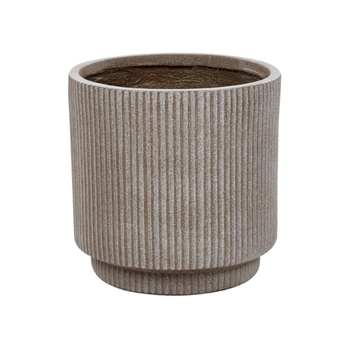 Doniczka ⌀ 30 cm beżowoszara DARIA