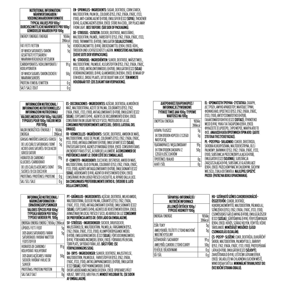 PME Posypka cukrowa Gryffindor 60 g