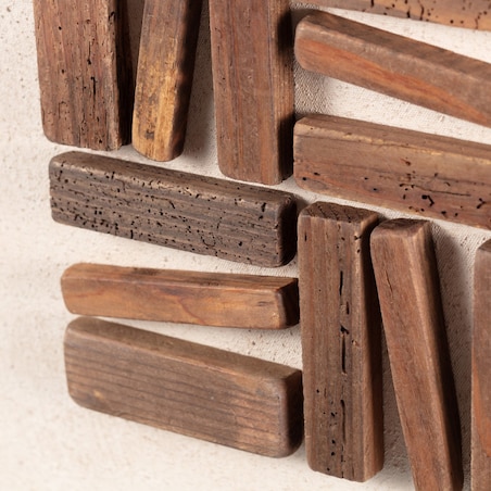 Obraz Esenia Wood 62x62cm, 62 x 5 x 62 cm