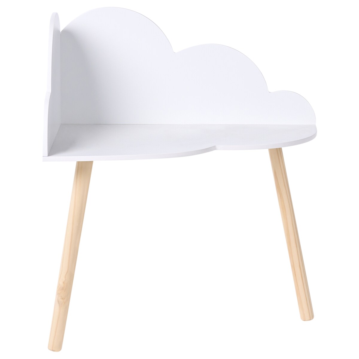 Stół z krzesłem dla dzieci CLOUDY Biały