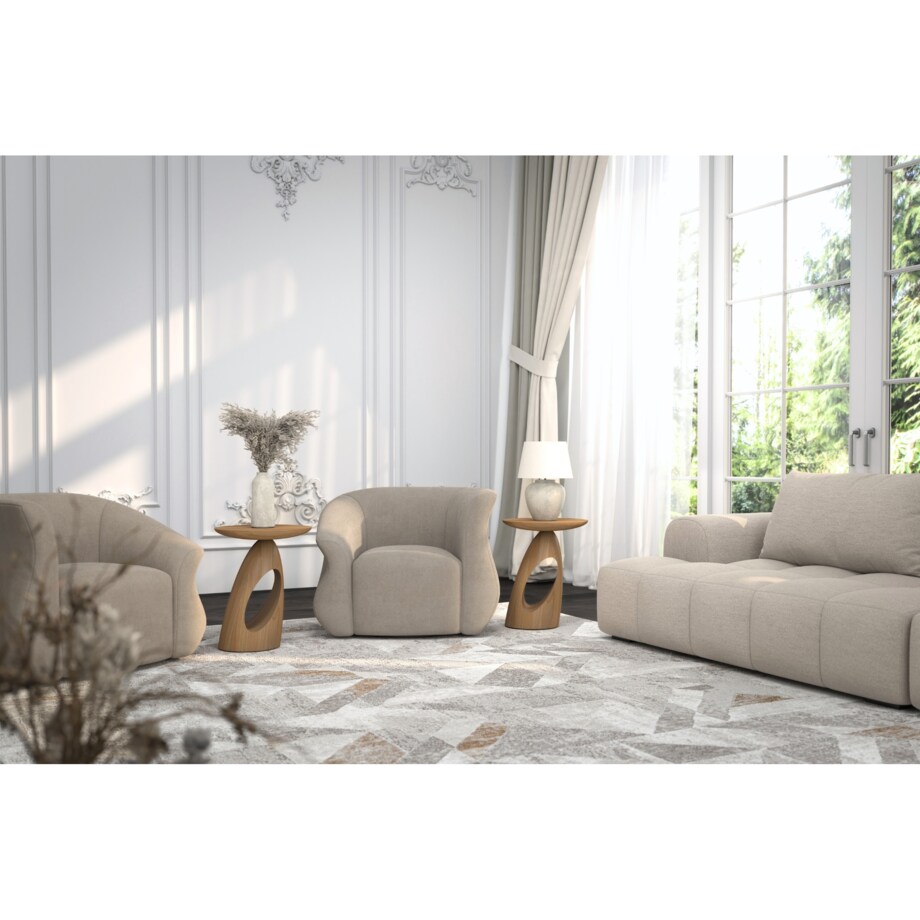 Stolik drewniany różne kolory Island, lakier naturalny