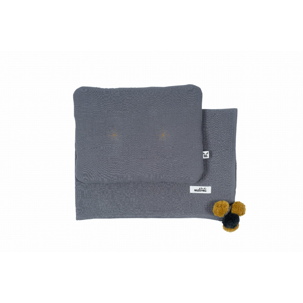 Poduszka muślinowa grey