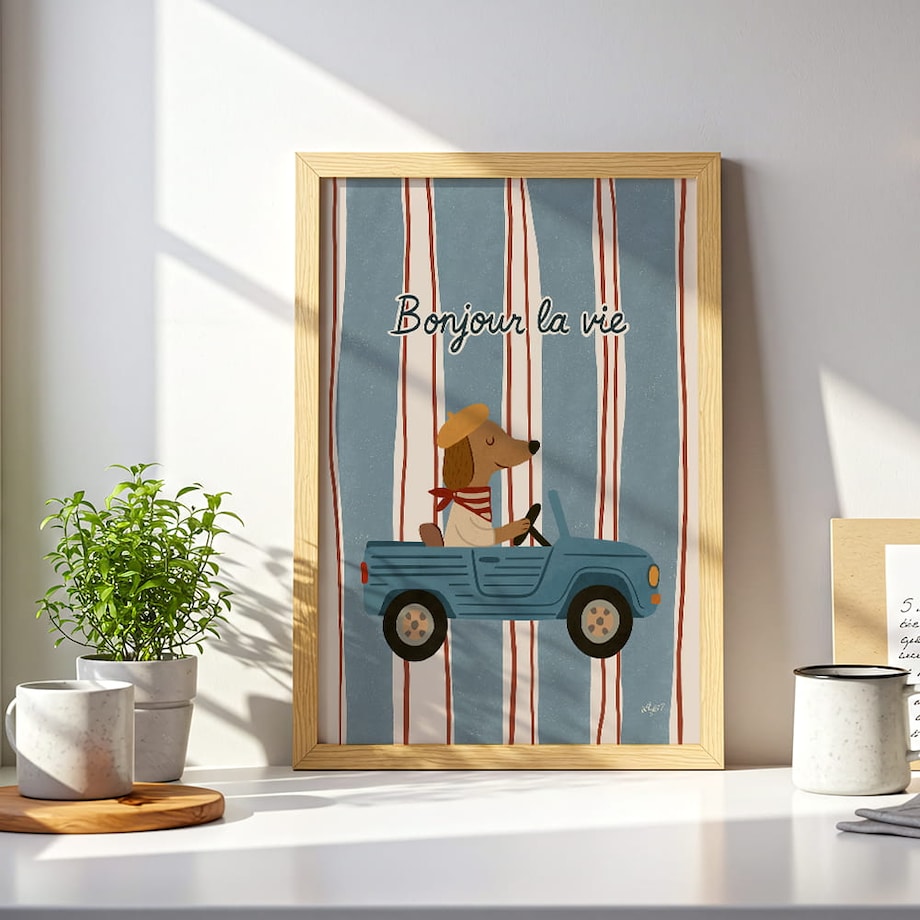 plakat mały kierowca z paryża 70x100