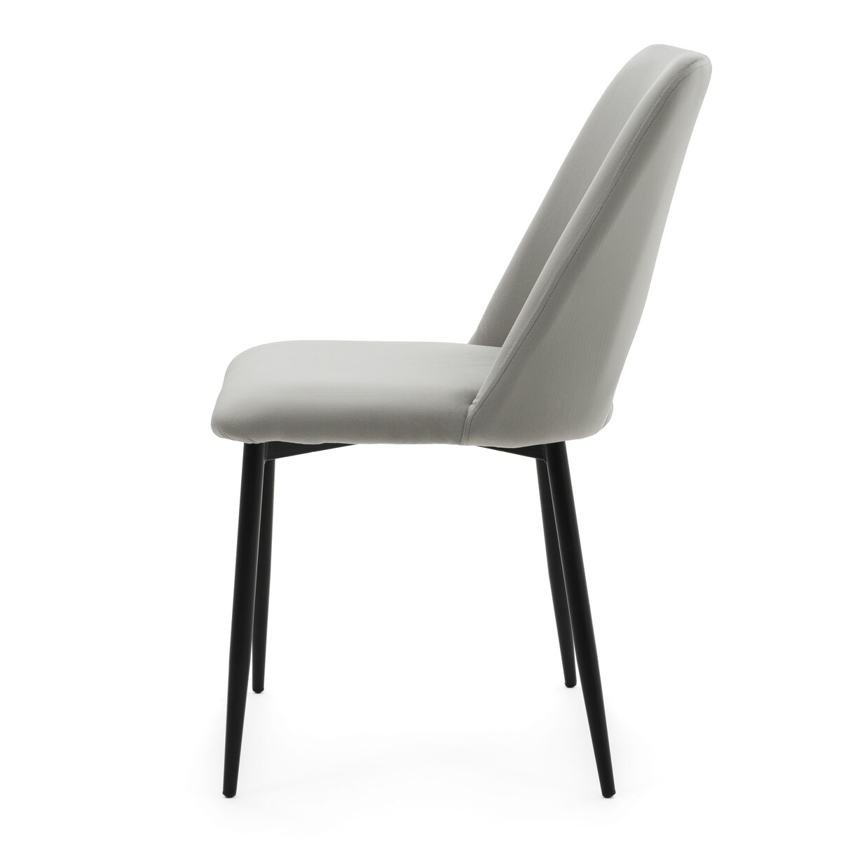 KRZESŁO TAPICEROWANE WELUROWE DO SALONU JADALNI GLAMOUR JASNOSZARE ORO