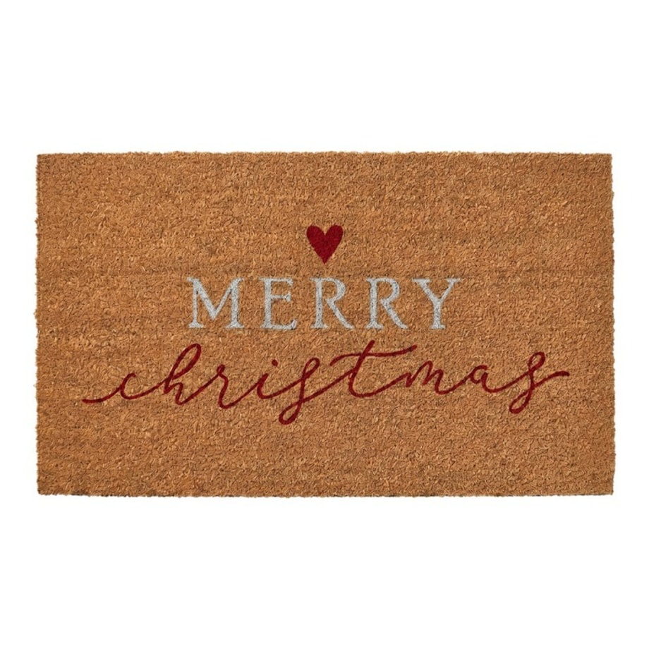 Wycieraczka wejściowa, kokosowa, Merry Christmas, 45x75 cm