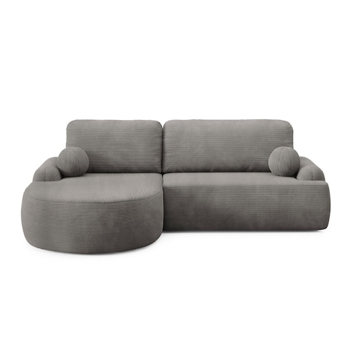 Zaokrąglony narożnik CLEO II z funkcją spania, wersja lewa, Poso 115