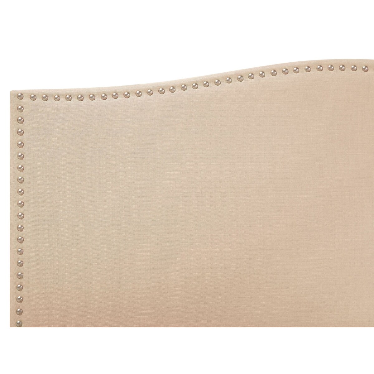 Łóżko tapicerowane 160 x 200 cm beżowe MONTPELLIER