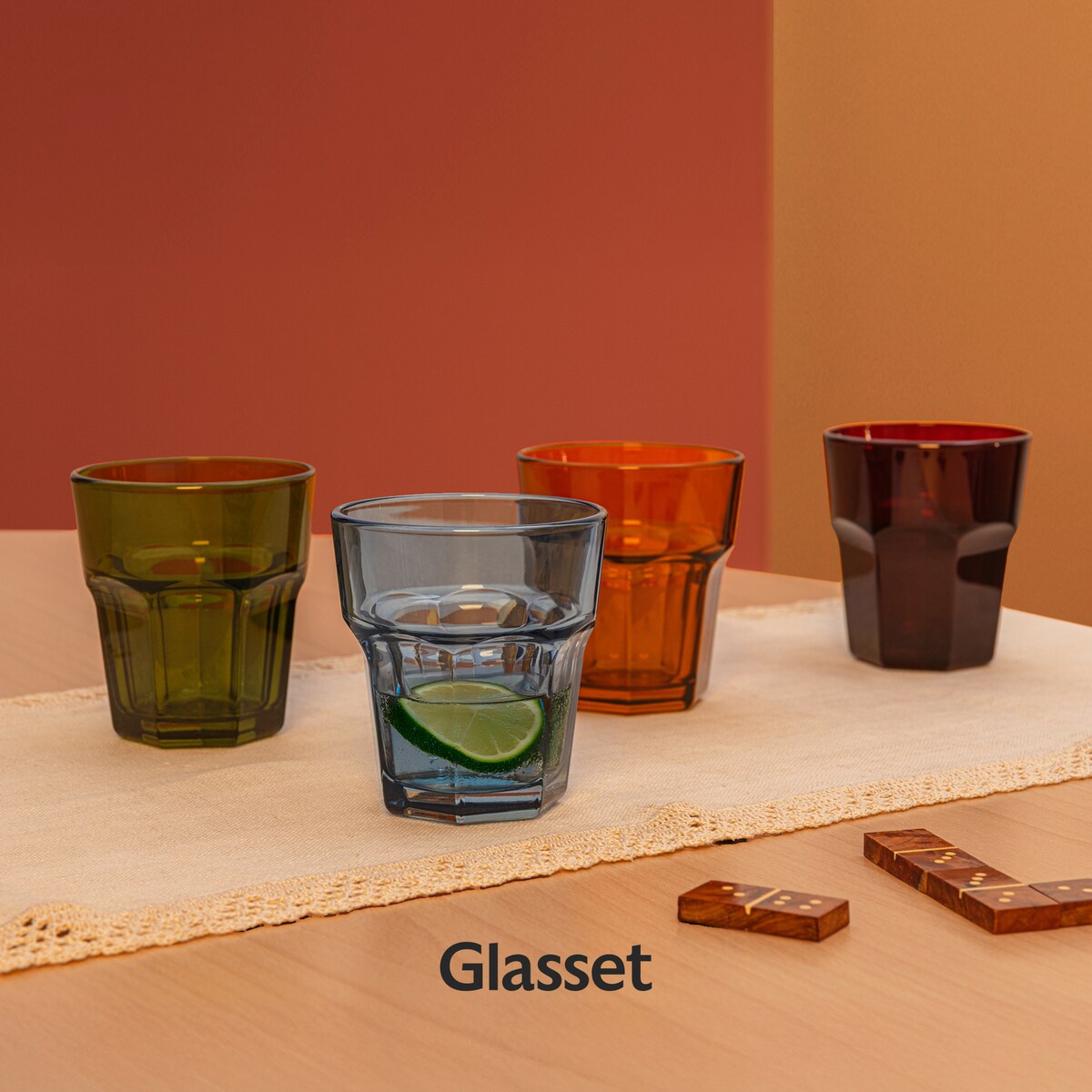 Komplet szklanek w stylu vintage Alva Retro 230 ml