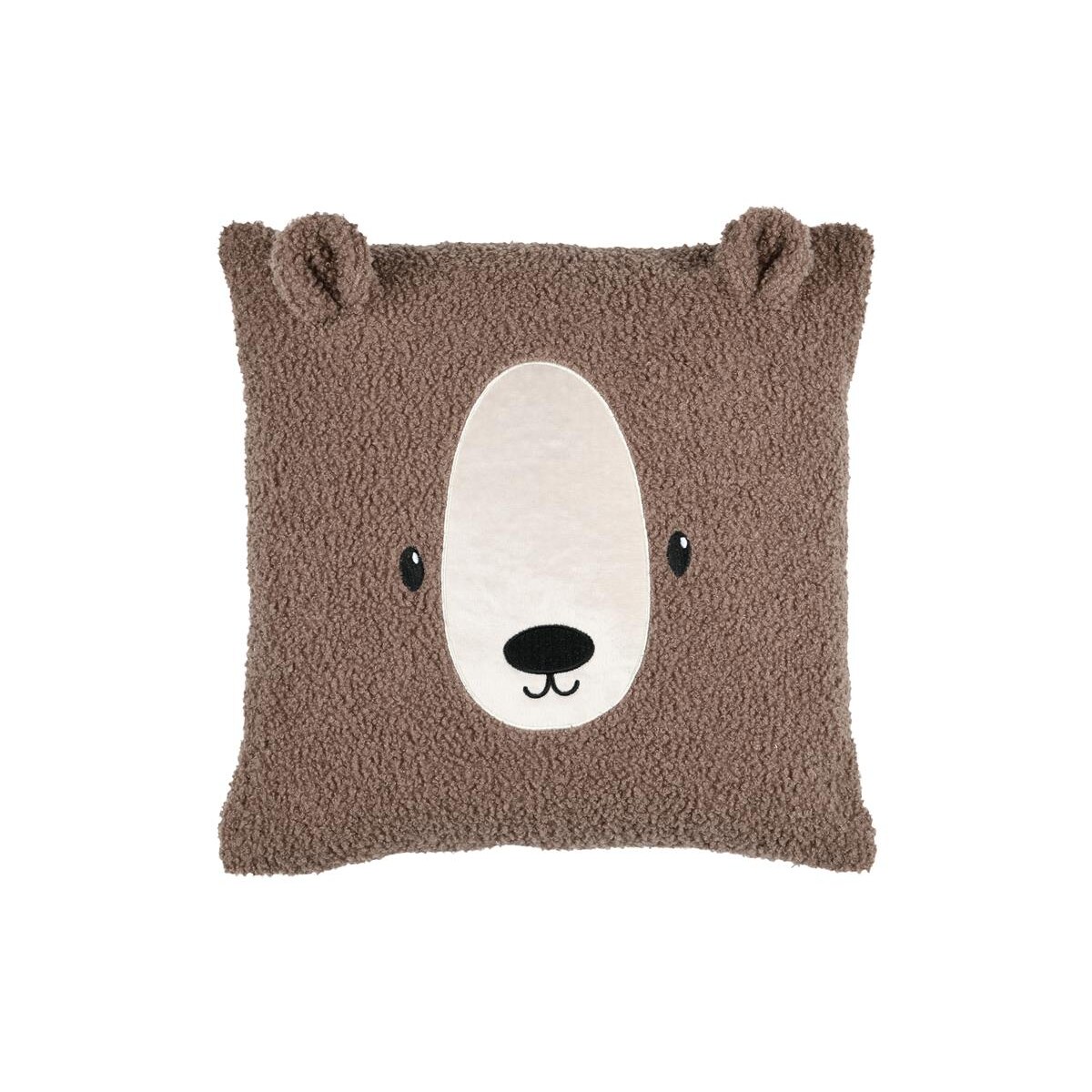 Poduszka dziecięca z uszkami miś GABIN, 40 x 40 cm
