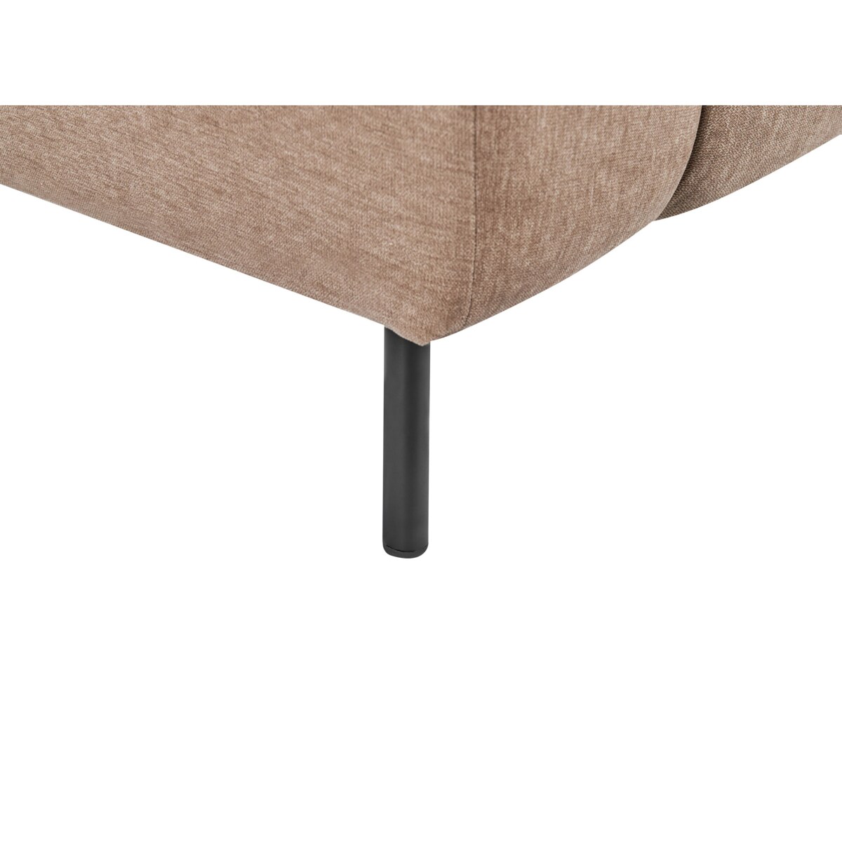 Szezlong lewostronny brązowy LANNILS