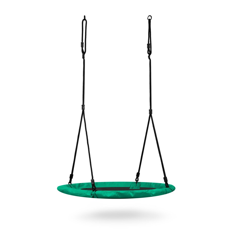 Huśtawka ogrodowa bocianie gniazdo 115 cm Neo-Sport Swingo zielona