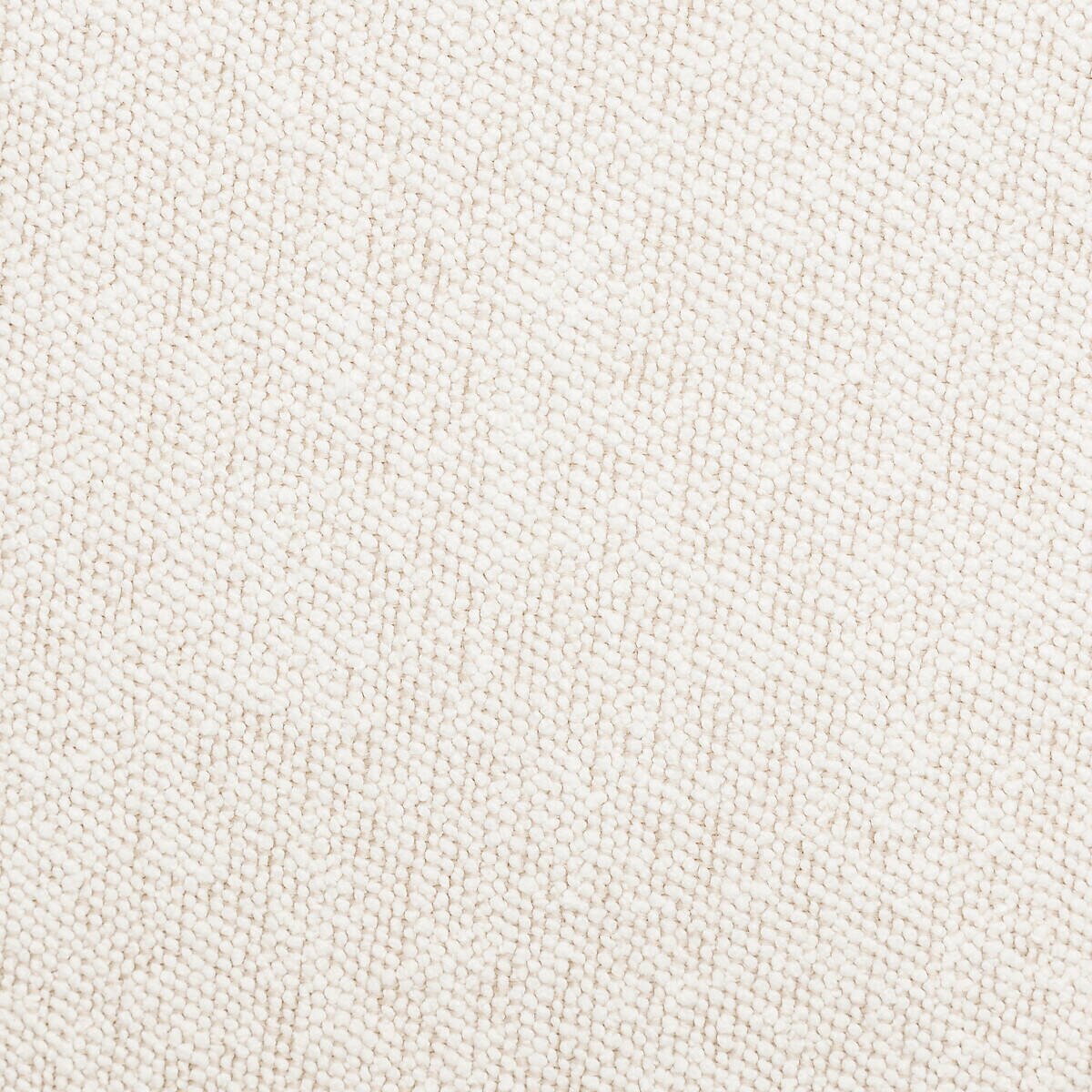 Beżowa pufa o organicznym kształcie ESTRIA, 58 x 47 x 38 cm