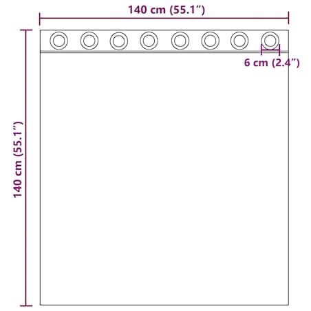 vidaXL Zasłony woalowe z przelotkami 2 szt. Jasnobrązowe