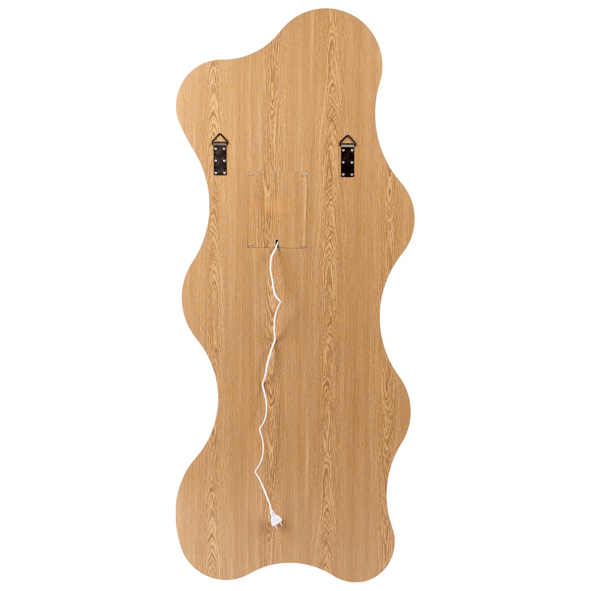 Lustro ścienne COMBRE 61 cm 170 cm LED Jasnobrązowy