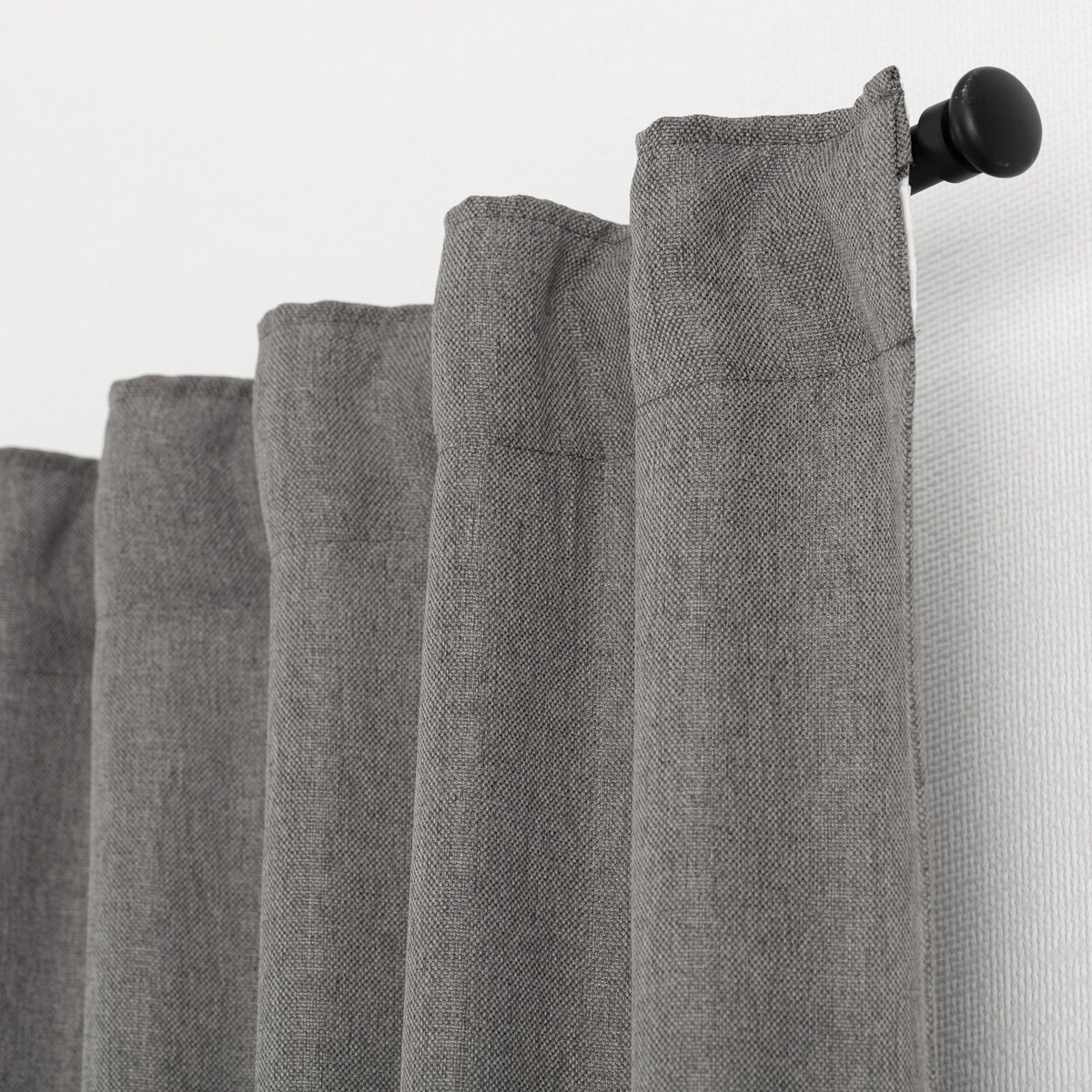 Zasłona BASIC na taśmie marszczącej 140x300cm szary 1 szt. 140x300 szary