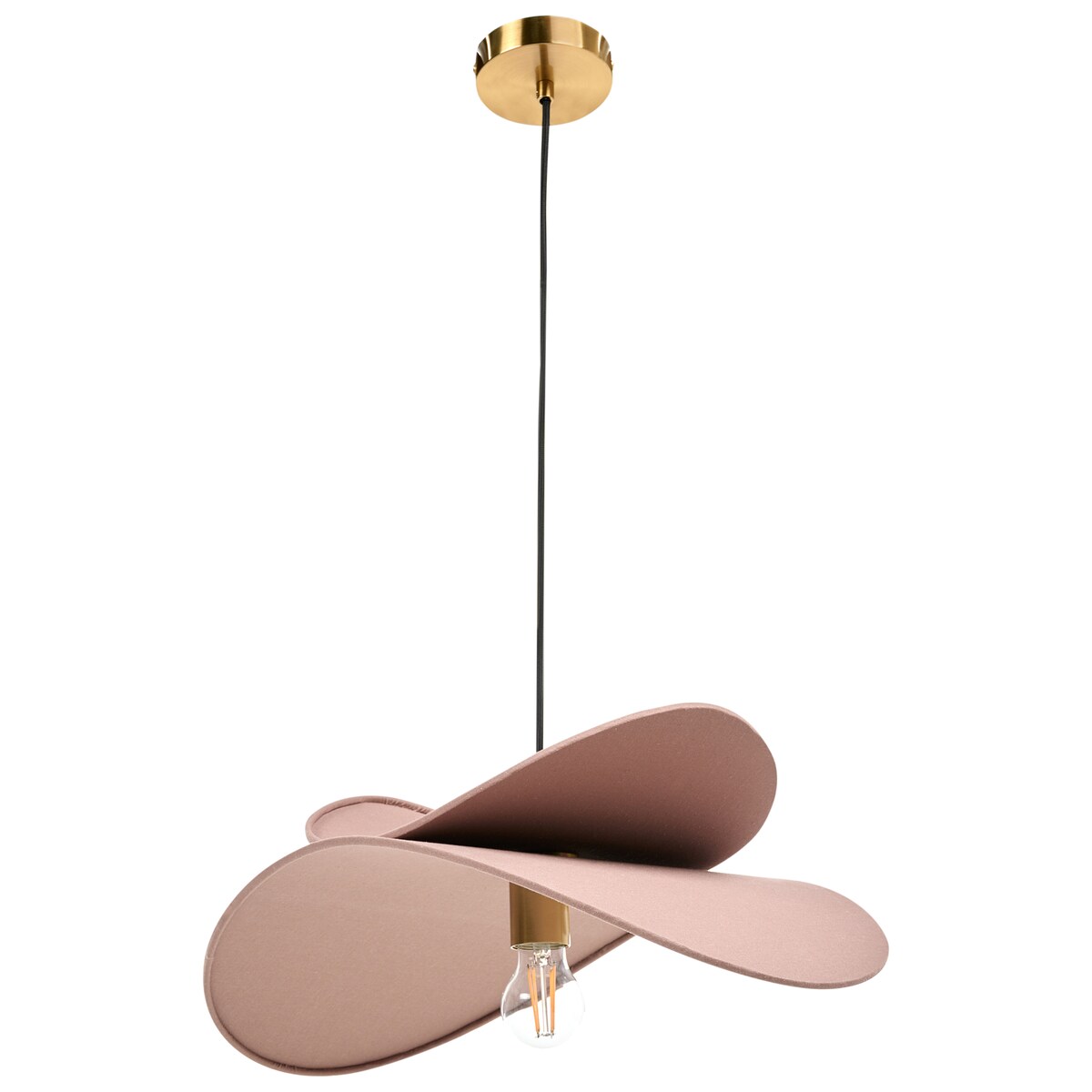Lampa wisząca MASCOTA Len Jasnobrązowy
